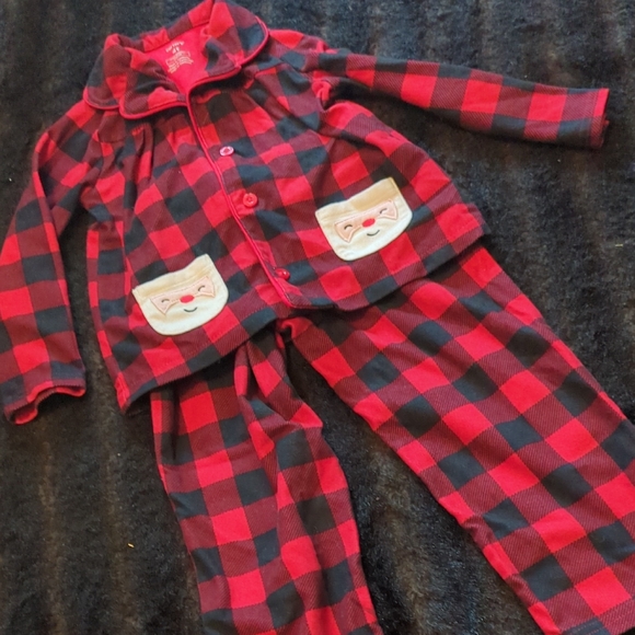 Carter's Other - Red and Black Plaid Kids Pajamas